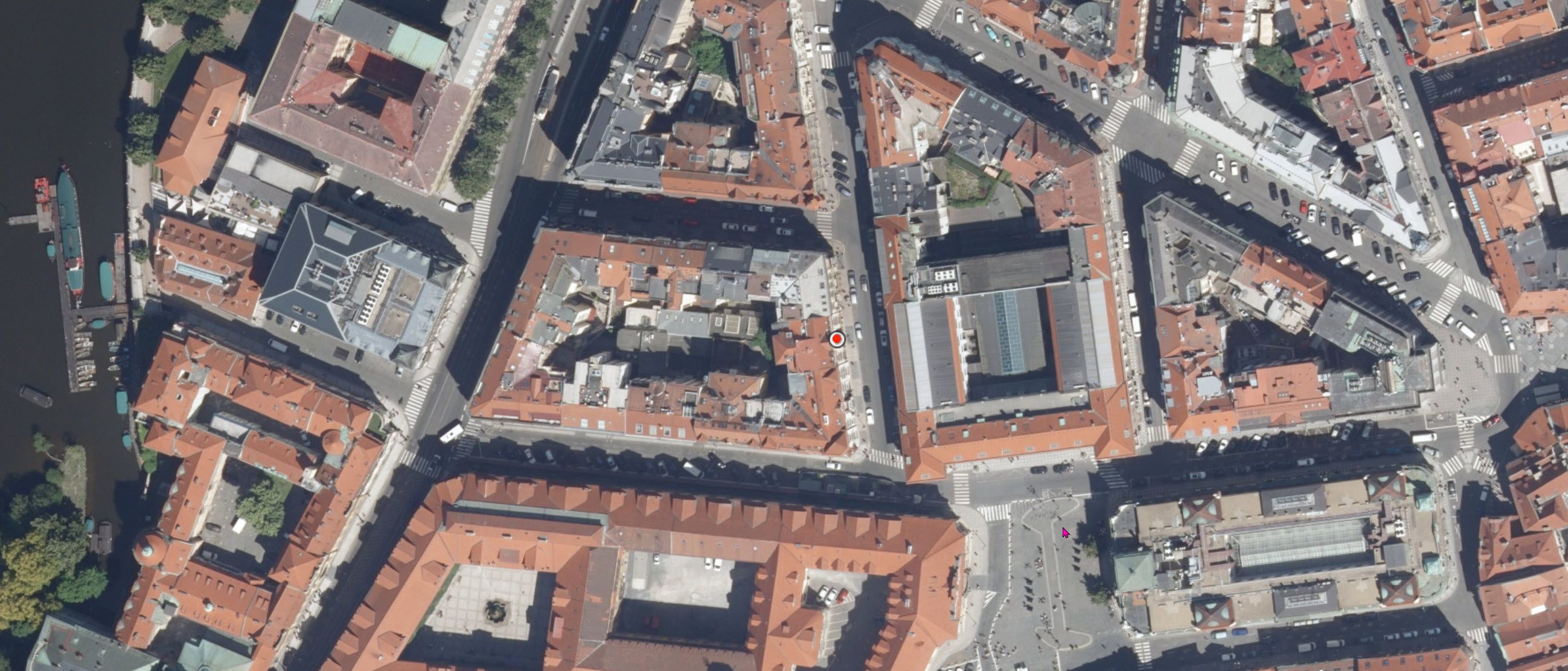 Detailní mapa – Valentinská 92/3, Praha